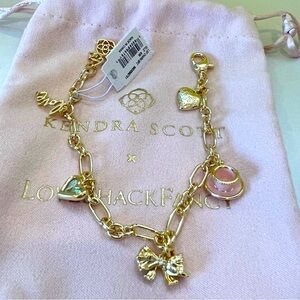 Kendra Scott LoveShackFancy Gold Charm Bracelet